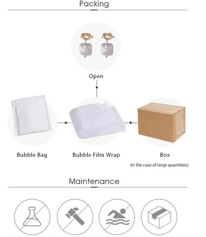 Vintage Drop Earrings – Chunky Dome Gold Plated Teardrop Studs For Women - ZOOMNSTORE