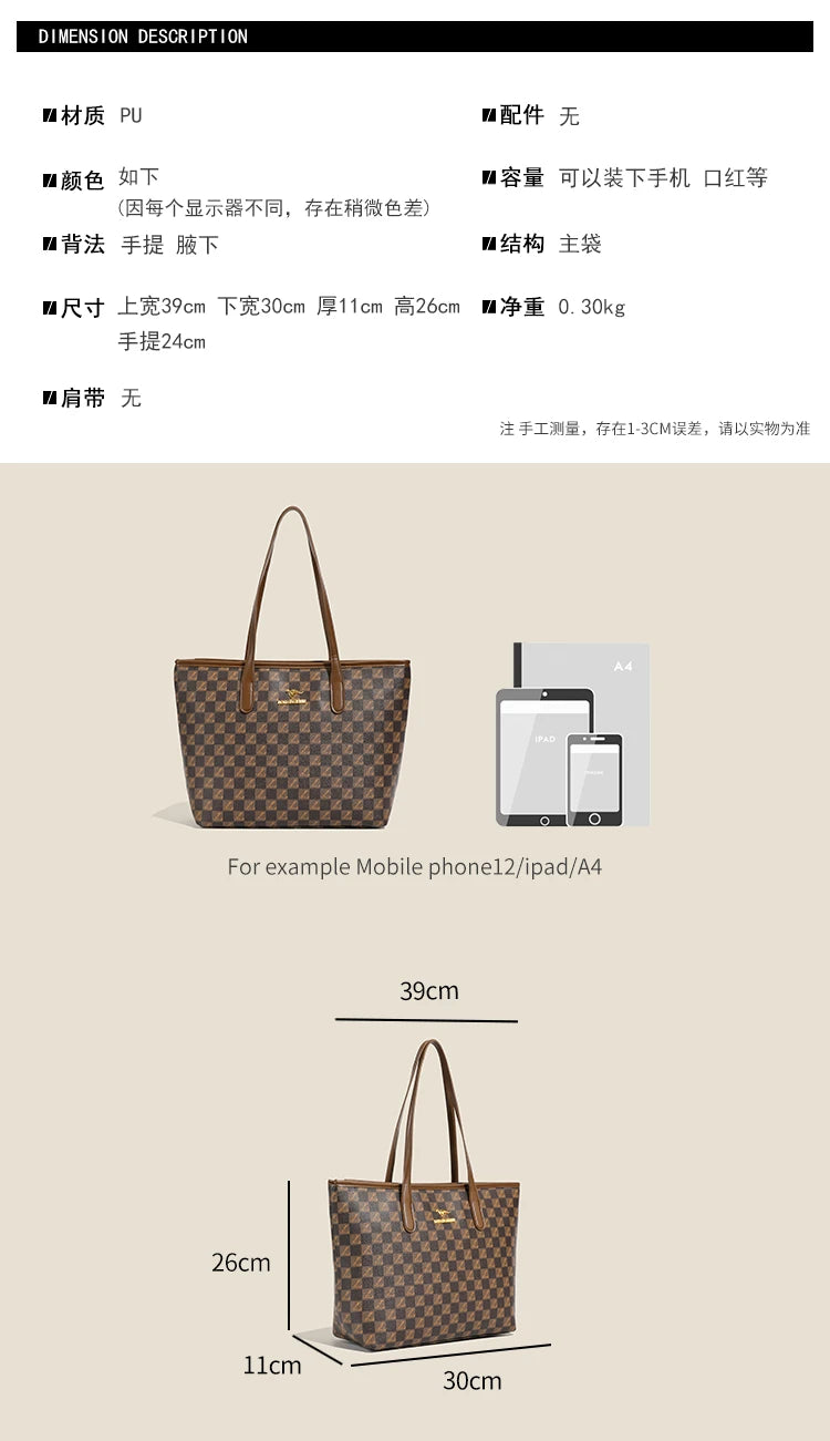 Vintage Floral Handbag – Large Capacity Soft Pillow Shoulder Bag With Zipper Closure - ZOOMNSTORE