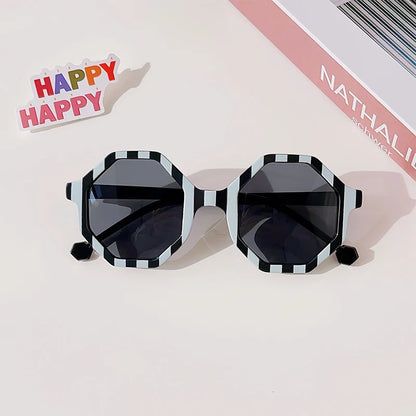 Vintage Frosted Round Sunglasses - UV400 Sun Protection for Kids - ZOOMNSTORE