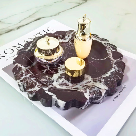 Handmade Vintage Marble Tray - Modern Storage Dish for Wedding  Home Decor - ZOOMNSTORE