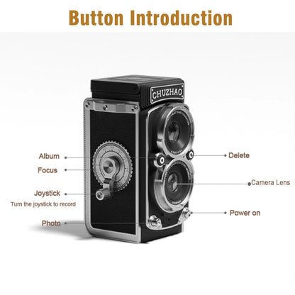 Vintage Mini Digital Camera – 12MP Portable Digital Camera with 1080P HD Video - ZOOMNSTORE