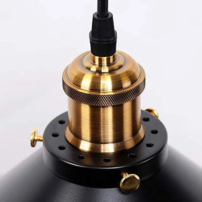 Vintage Industrial Pendant Light - Retro Chandelier with E27 Base for Home Lighting - ZOOMNSTORE