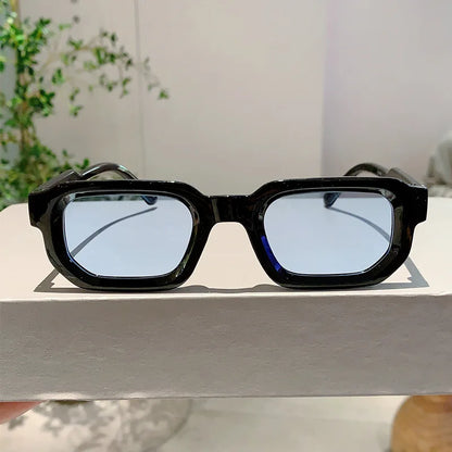 Vintage Rectangle Frame Sunglasses - Retro UV400 Eyewear for Men and Women - ZOOMNSTORE