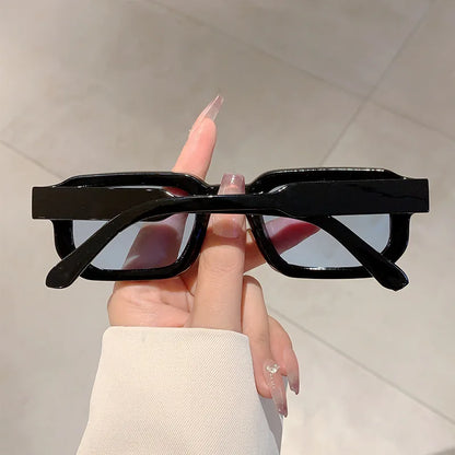 Vintage Rectangle Frame Sunglasses - Retro UV400 Eyewear for Men and Women - ZOOMNSTORE