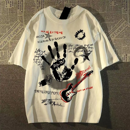 American Vintage Round Neck T-Shirt - Unisex Short Sleeve Summer Top - ZOOMNSTORE