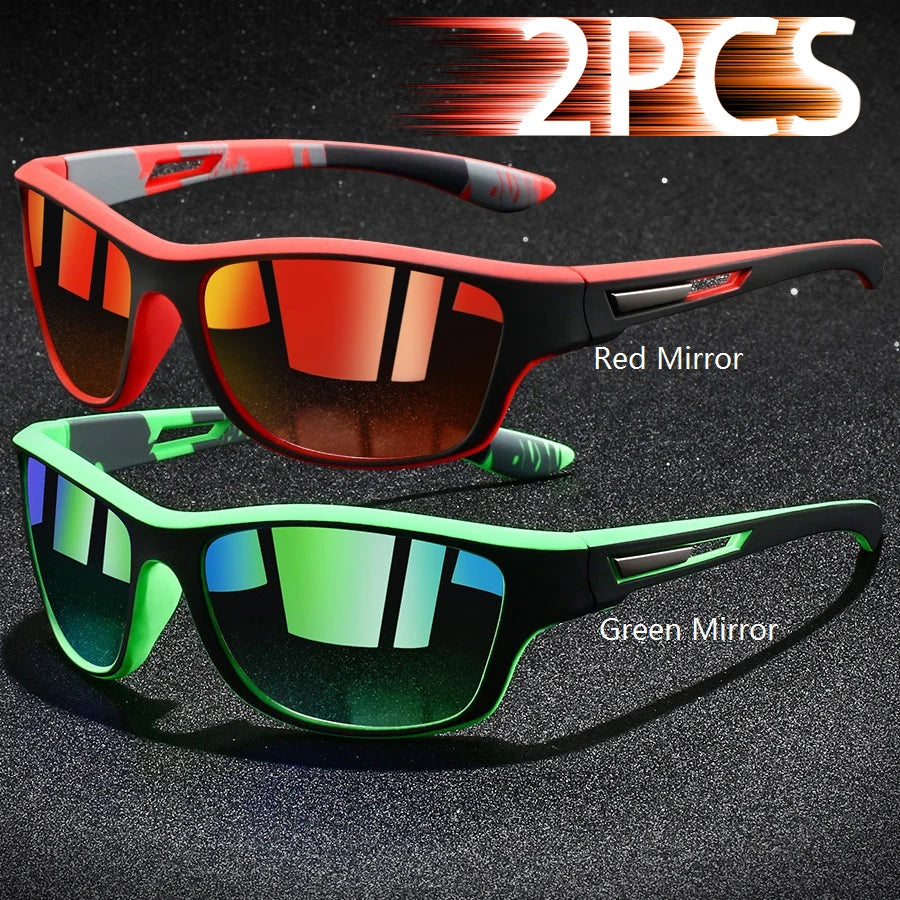 Vintage Sports Sunglasses - UV400 Cycling Fishing Running Eyewear for Men and Women - ZOOMNSTORE