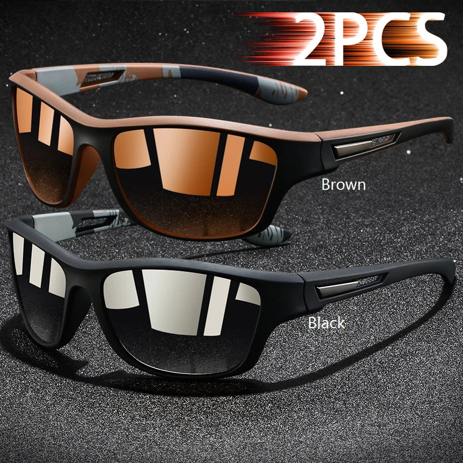 Vintage Sports Sunglasses - UV400 Cycling Fishing Running Eyewear for Men and Women - ZOOMNSTORE