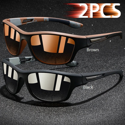 Vintage Sports Sunglasses - UV400 Cycling Fishing Running Eyewear for Men and Women - ZOOMNSTORE