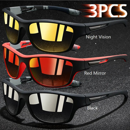 Vintage Sports Sunglasses - UV400 Cycling Fishing Running Eyewear for Men and Women - ZOOMNSTORE