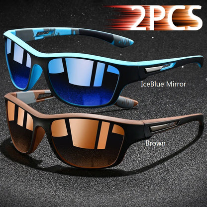 Vintage Sports Sunglasses - UV400 Cycling Fishing Running Eyewear for Men and Women - ZOOMNSTORE