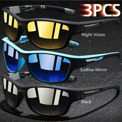 Vintage Sports Sunglasses - UV400 Cycling Fishing Running Eyewear for Men and Women - ZOOMNSTORE
