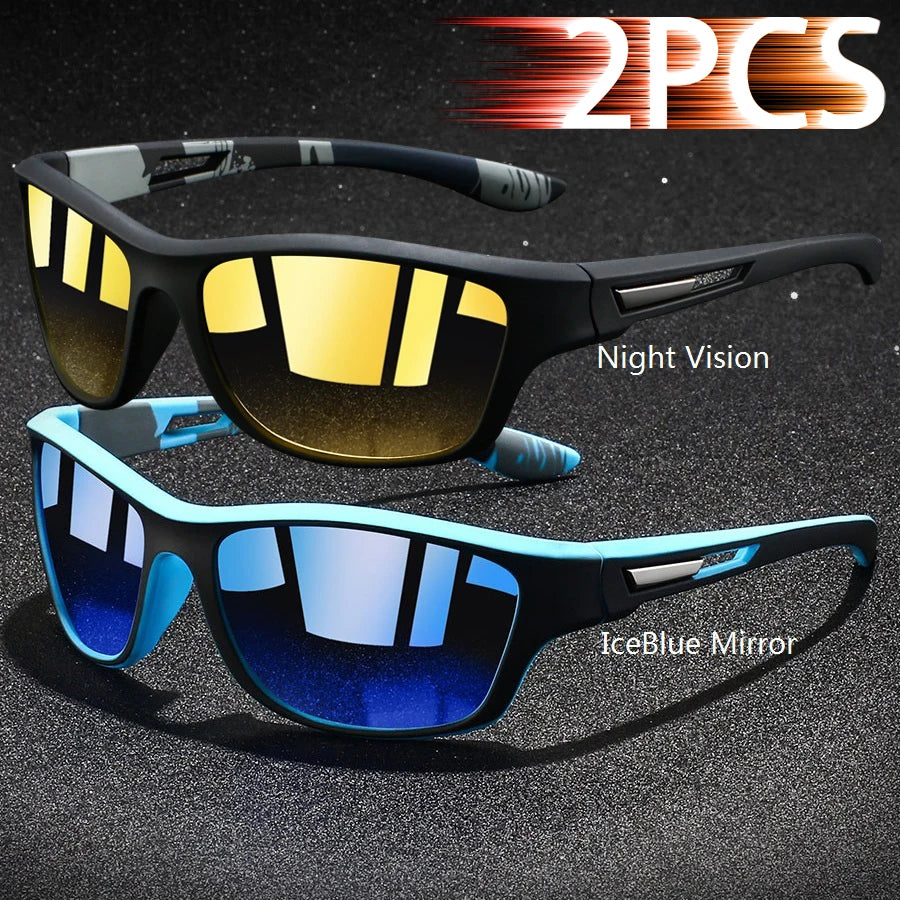 Vintage Sports Sunglasses - UV400 Cycling Fishing Running Eyewear for Men and Women - ZOOMNSTORE