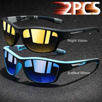 Vintage Sports Sunglasses - UV400 Cycling Fishing Running Eyewear for Men and Women - ZOOMNSTORE
