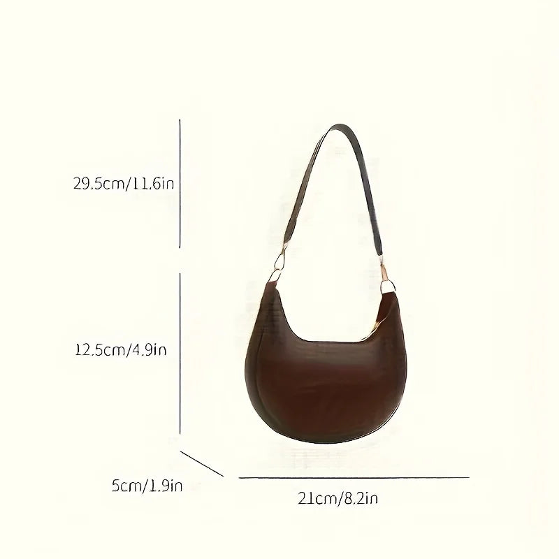 Vintage Tote Bag - PU Leather Handbag With Zipper Closure & Removable Strap - ZOOMNSTORE