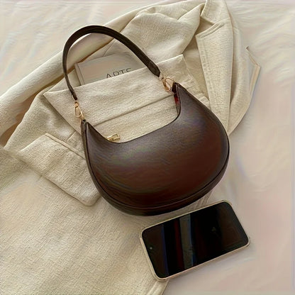 Vintage Tote Bag - PU Leather Handbag With Zipper Closure & Removable Strap - ZOOMNSTORE