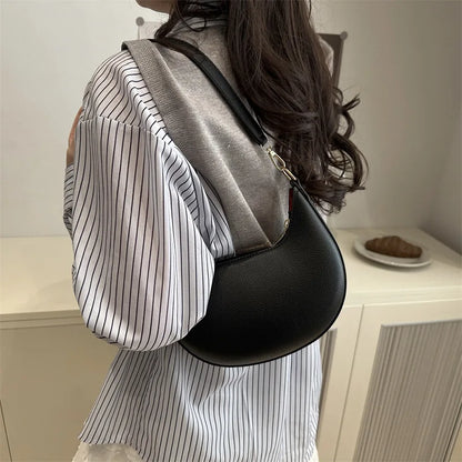 Vintage Tote Bag - PU Leather Handbag With Zipper Closure & Removable Strap - ZOOMNSTORE