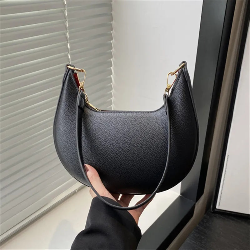Vintage Tote Bag - PU Leather Handbag With Zipper Closure & Removable Strap - ZOOMNSTORE
