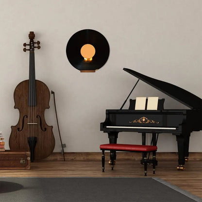 Vinyl Record Shelf - Wood Wall Mounted Shelf for Compact Album Display Rack - ZOOMNSTORE