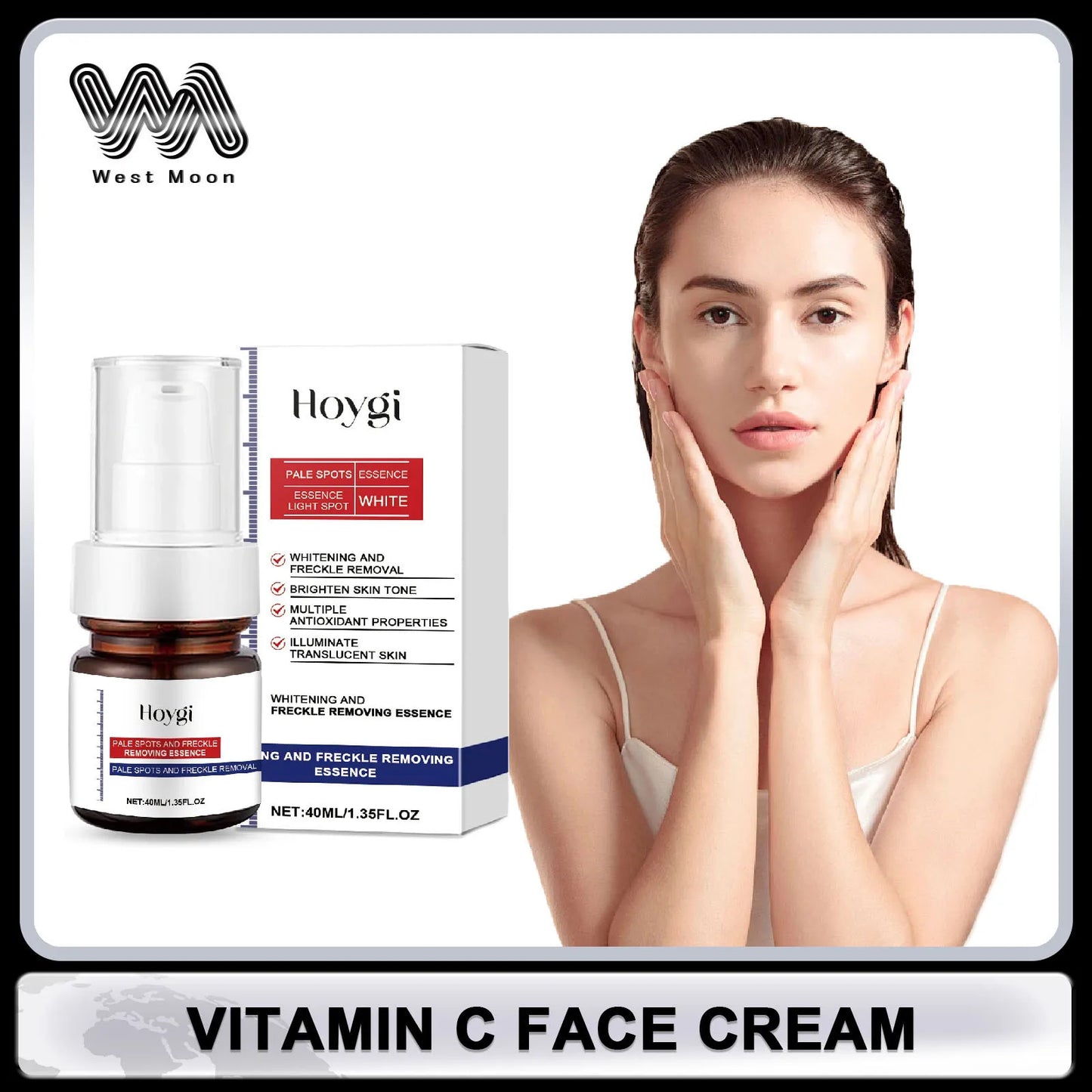 Vitamin C Cream - Dark Spot Remover  Brightening Moisturizer for Face - ZOOMNSTORE