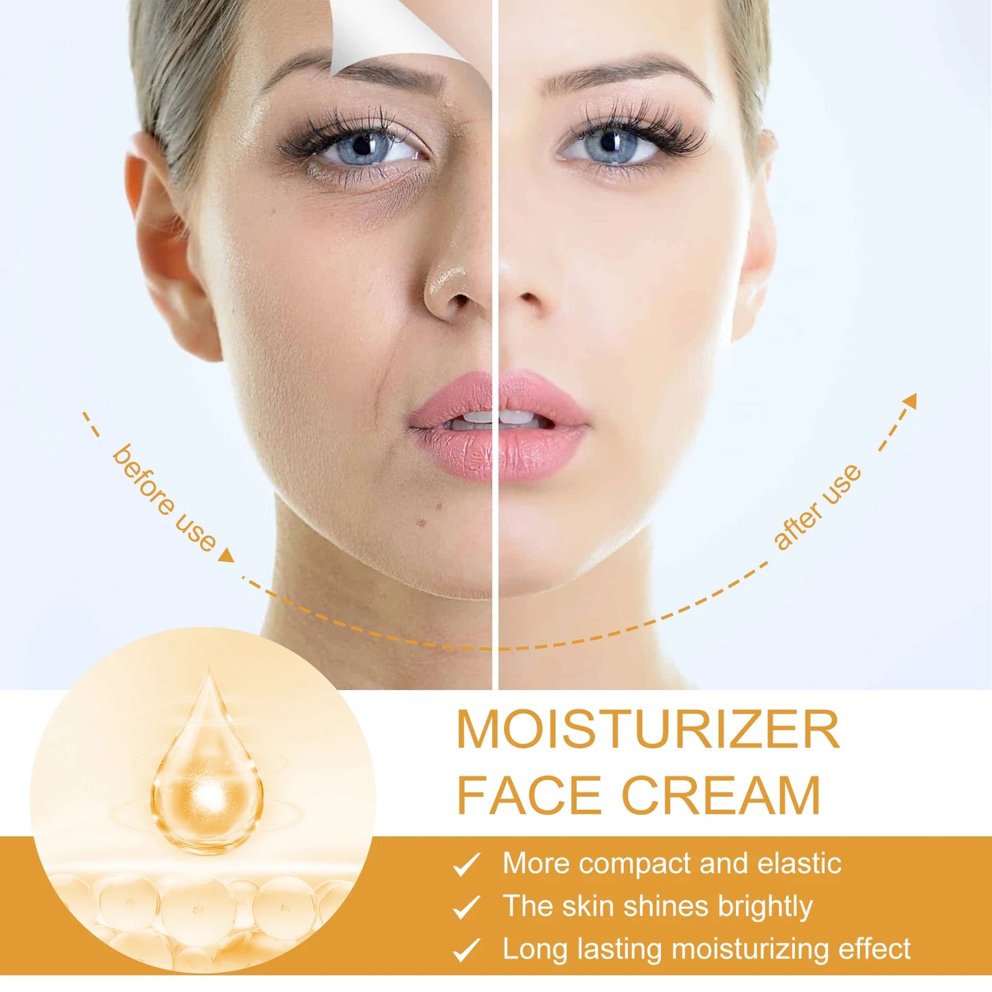 Vitamin C  Turmeric Face Cream - Dark Spot Brightening  Anti-Wrinkle Moisturizer - ZOOMNSTORE