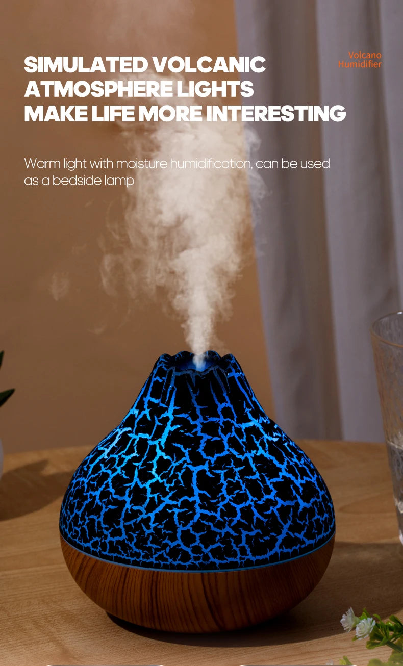 300ml USB Desktop Humidifier - Colorful Mist Diffuser  Air Purifier - ZOOMNSTORE