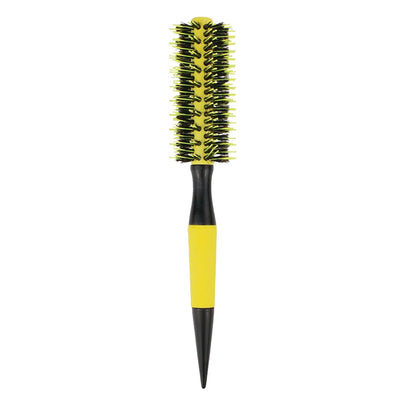 Volumizing Roller Brush - Curl Styling Tool with Boar & Nylon Bristles, Non-Slip Handle - ZOOMNSTORE