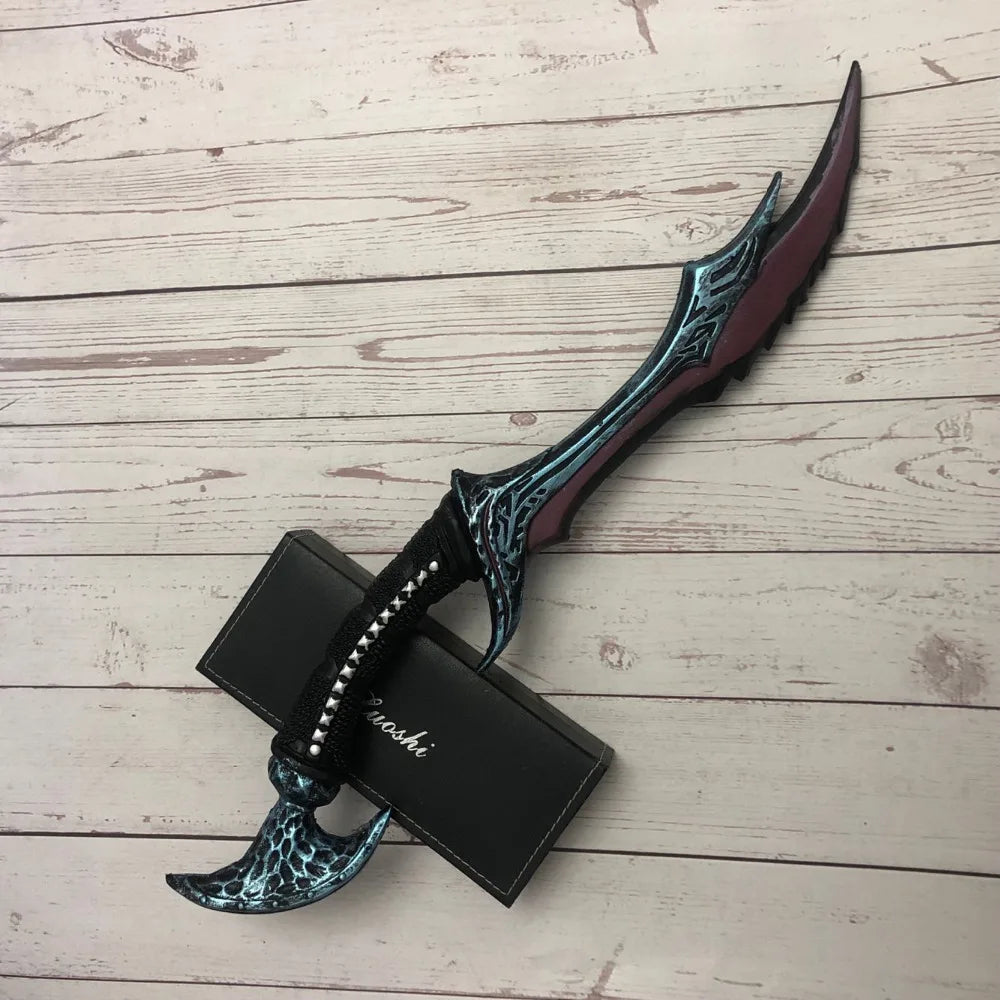 Vyse Scythe 50cm Wow Anti Wizard Elf 1: 1 Weapon Cosplay Game Role Play PU Figure Model Gun Prop Halloween Gift - ZOOMNSTORE