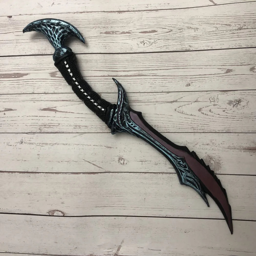 Vyse Scythe 50cm Wow Anti Wizard Elf 1: 1 Weapon Cosplay Game Role Play PU Figure Model Gun Prop Halloween Gift - ZOOMNSTORE