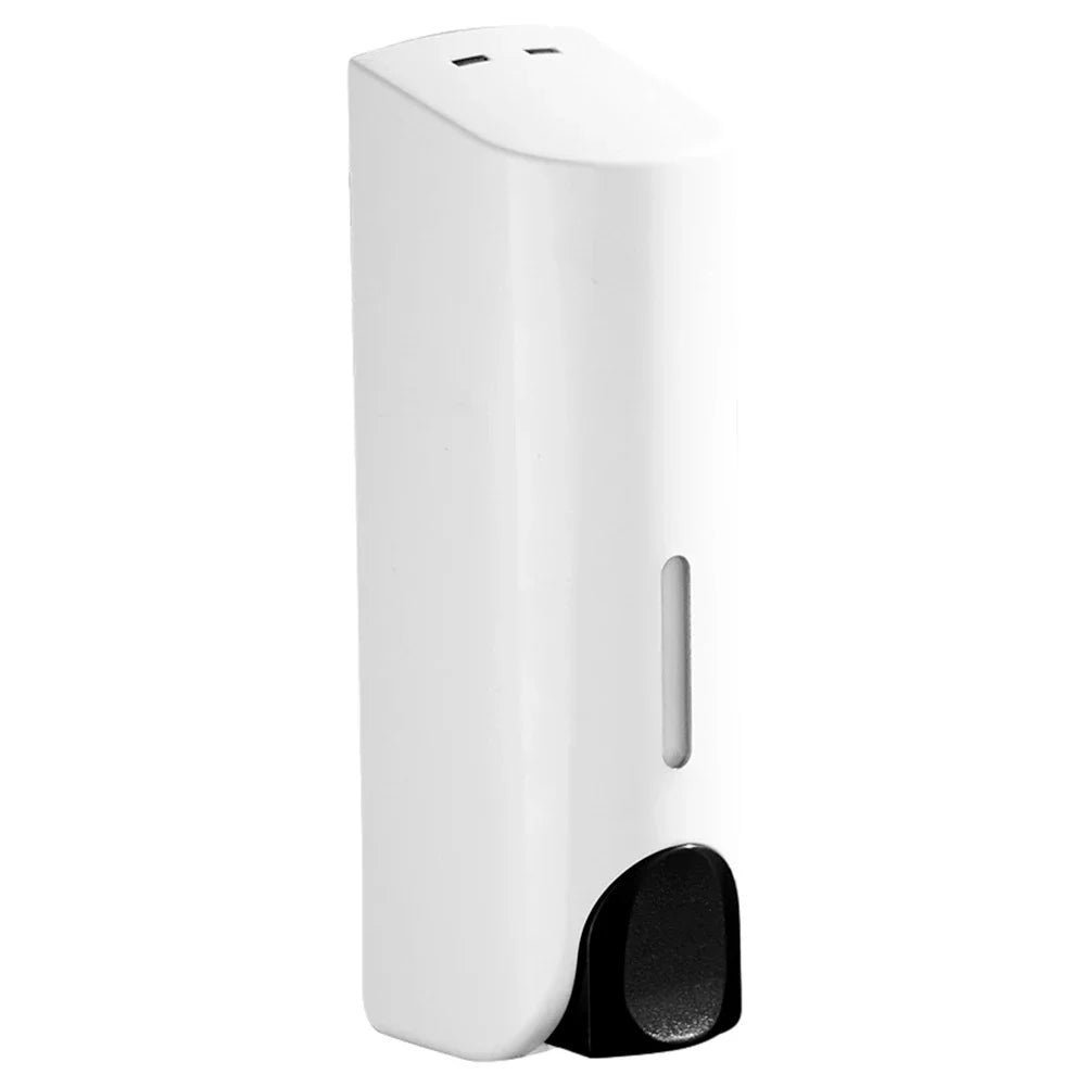350ML Shower and Lotion Dispenser Waterproof Shampoo Shower Gel Container Wall Mount with Clear Window for Home Hotel Restaurant - ZOOMNSTORE