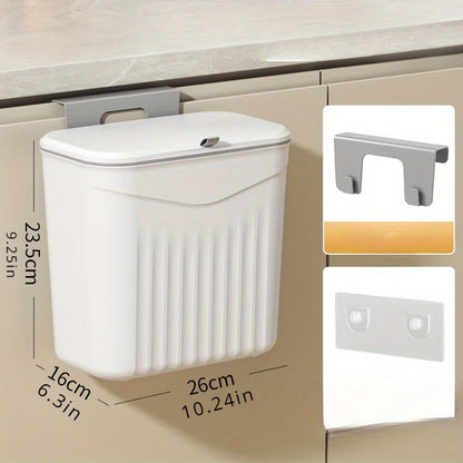 Wall-Mounted Trash Bin - Space-Saving Kitchen Garbage Storage - ZOOMNSTORE