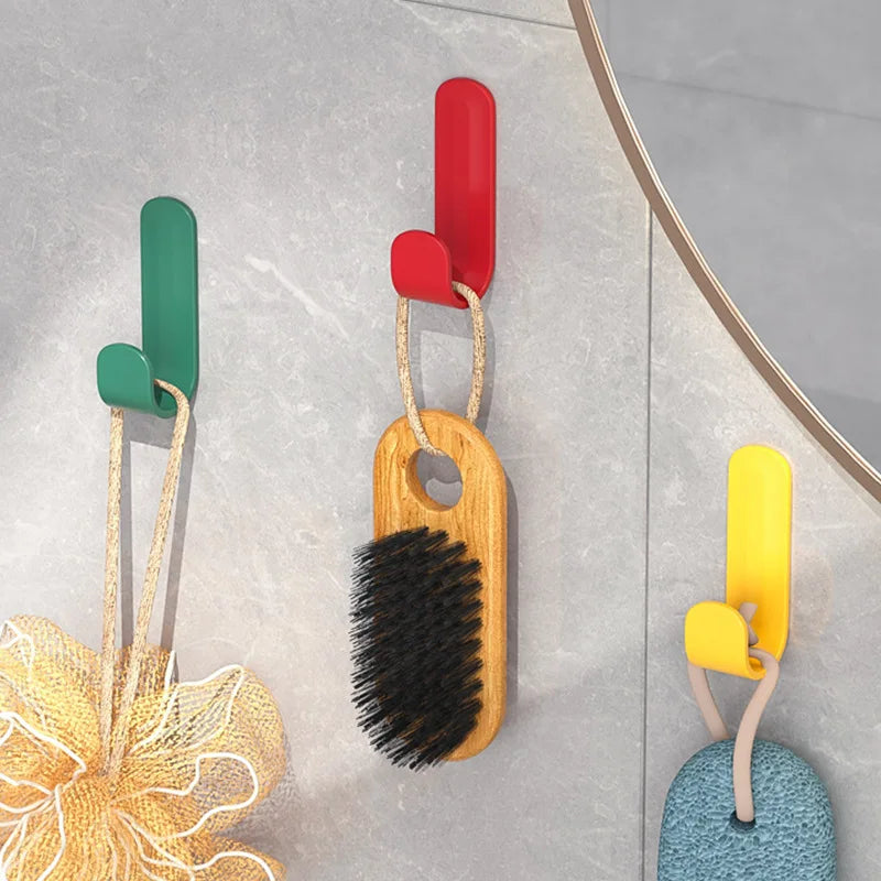 6pcs Wall Organizer Hooks - Multi-Purpose Key Towel and Robe Hangers - ZOOMNSTORE