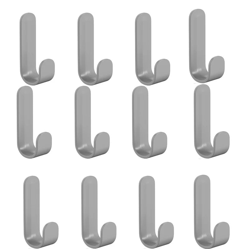6pcs Wall Organizer Hooks - Multi-Purpose Key Towel and Robe Hangers - ZOOMNSTORE