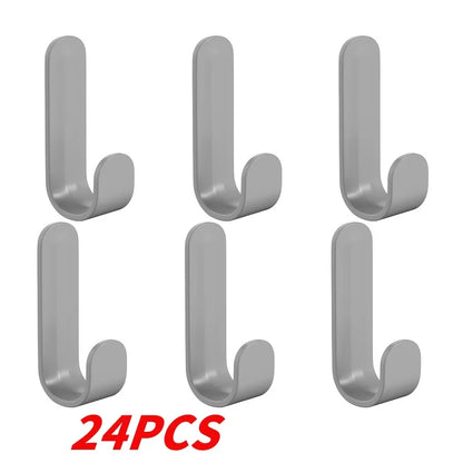 6pcs Wall Organizer Hooks - Multi-Purpose Key Towel and Robe Hangers - ZOOMNSTORE