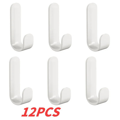 6pcs Wall Organizer Hooks - Multi-Purpose Key Towel and Robe Hangers - ZOOMNSTORE