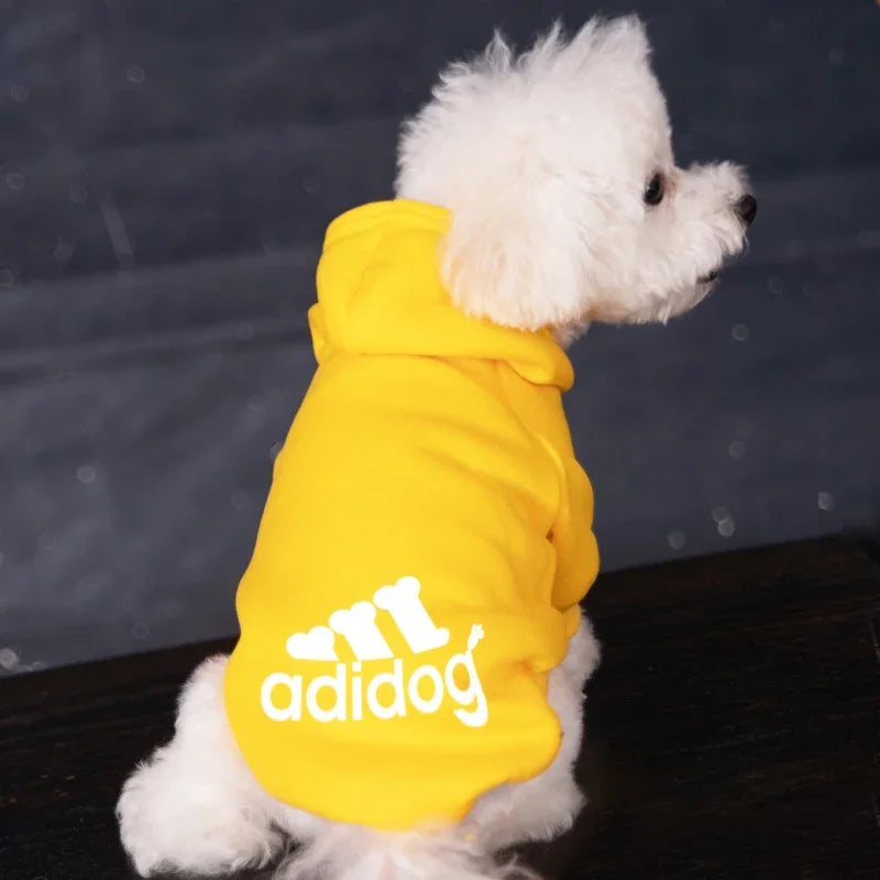 Adidog Dog Hoodie - Warm Autumn Winter Coat for Medium Large Dogs - ZOOMNSTORE
