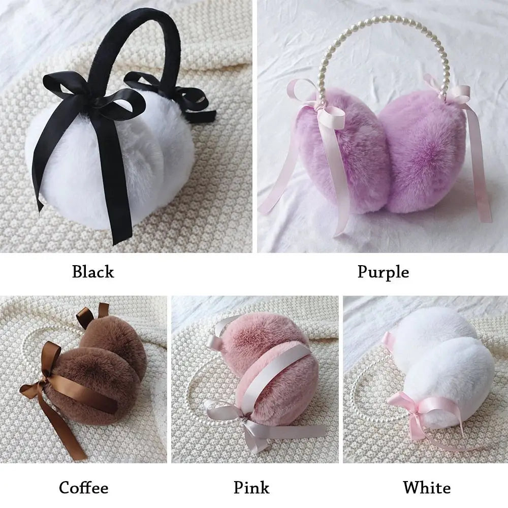 Warm Earmuffs - Plush Ear Warmers Soft Winter Earflaps Cozy Ear Protection - ZOOMNSTORE