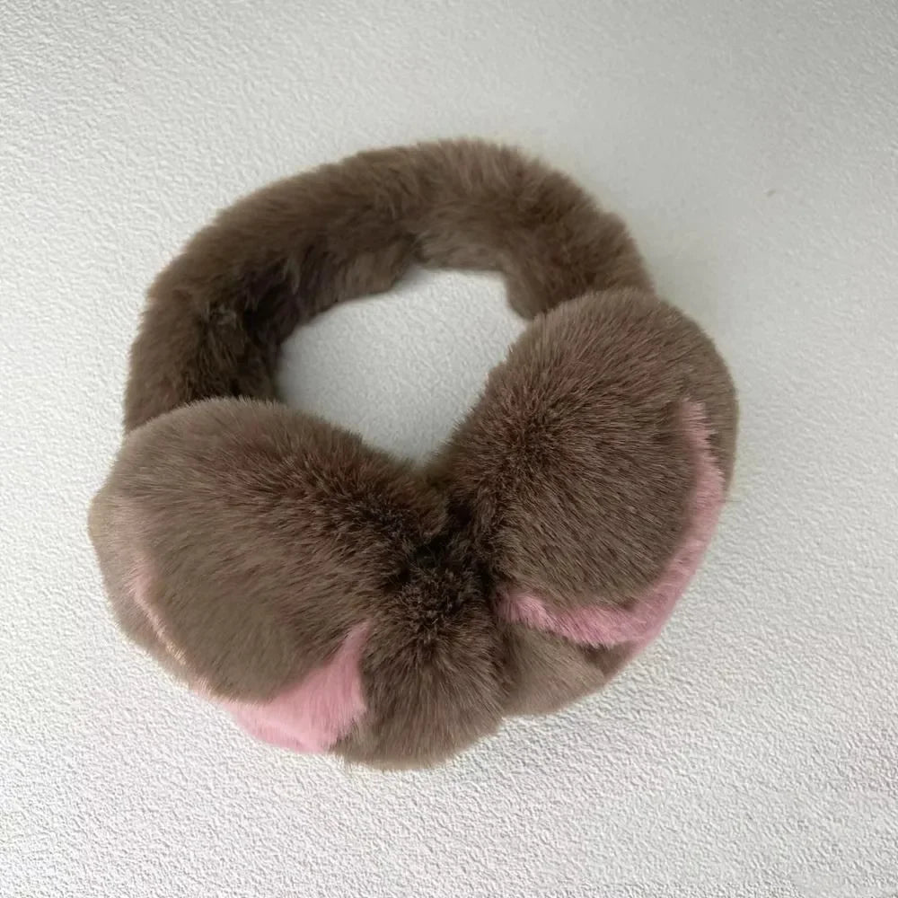 Warm Earmuffs - Plush Ear Warmers Soft Winter Earflaps Cozy Ear Protection - ZOOMNSTORE