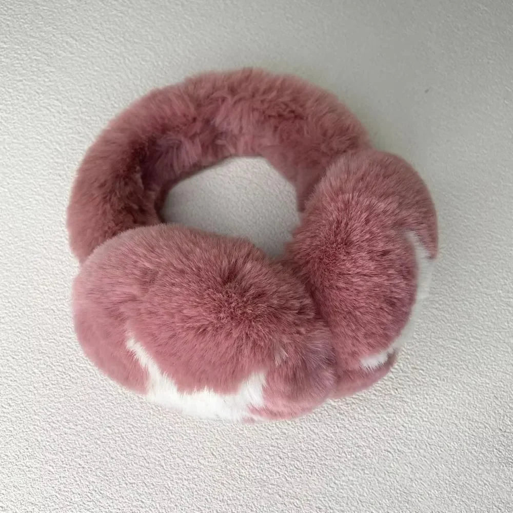 Warm Earmuffs - Plush Ear Warmers Soft Winter Earflaps Cozy Ear Protection - ZOOMNSTORE