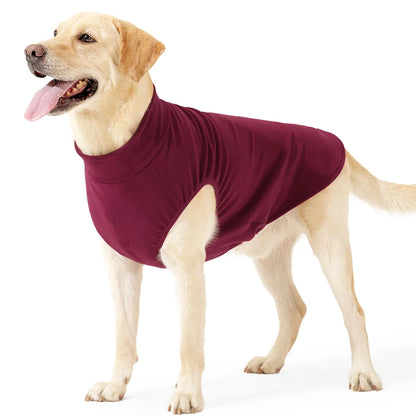 Warm Fleece Dog Clothes – Soft Winter Sweater Pajamas for Medium Large Dogs - ZOOMNSTORE
