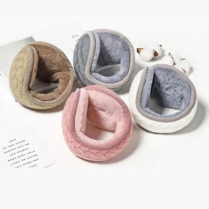 Warm Fleece Earmuffs - Soft Faux Fur Plush Ear Warmers | Unisex Winter Accessories - ZOOMNSTORE