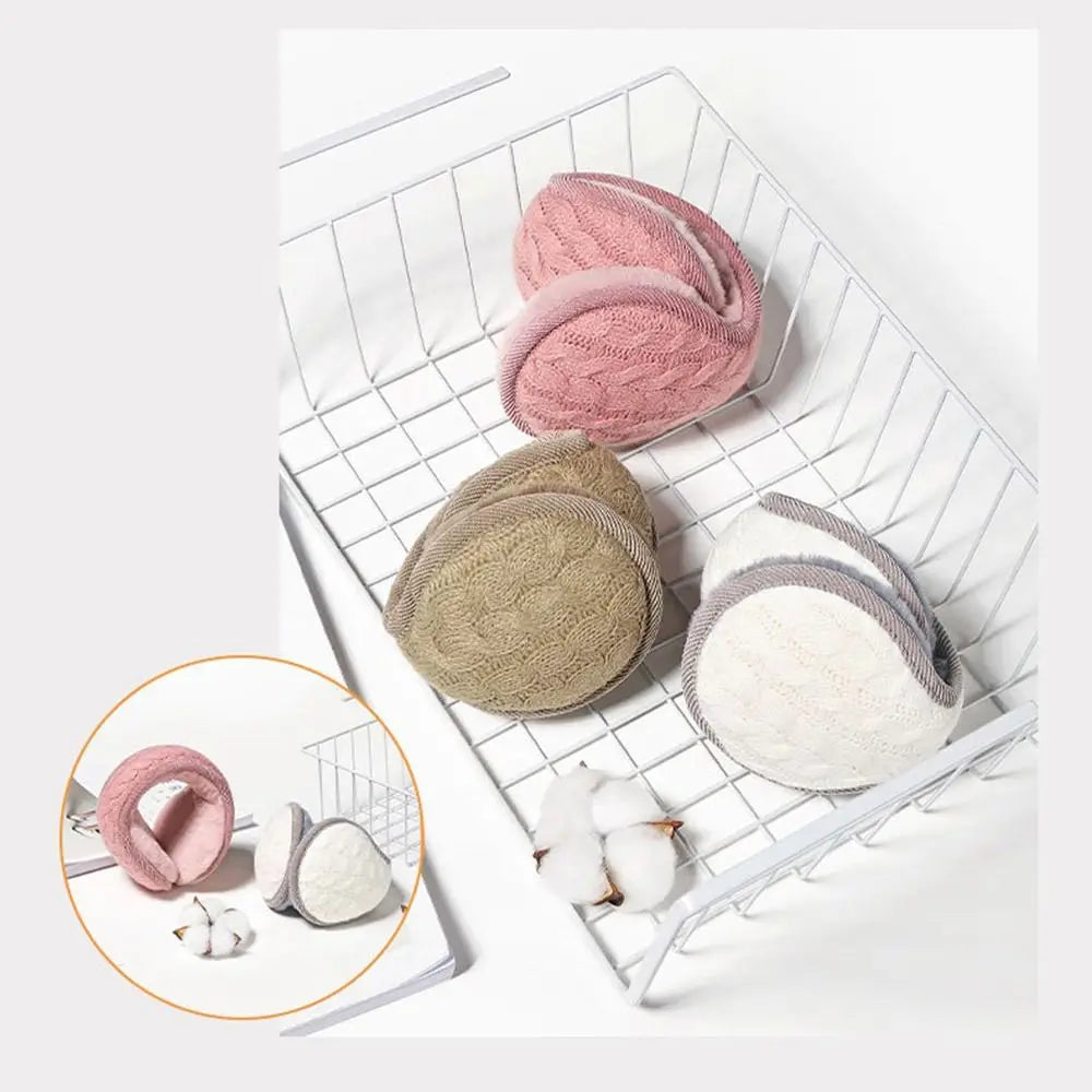 Warm Fleece Earmuffs - Soft Faux Fur Plush Ear Warmers | Unisex Winter Accessories - ZOOMNSTORE