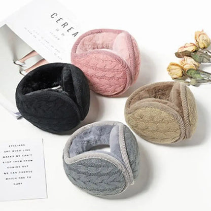 Warm Fleece Earmuffs - Soft Faux Fur Plush Ear Warmers | Unisex Winter Accessories - ZOOMNSTORE