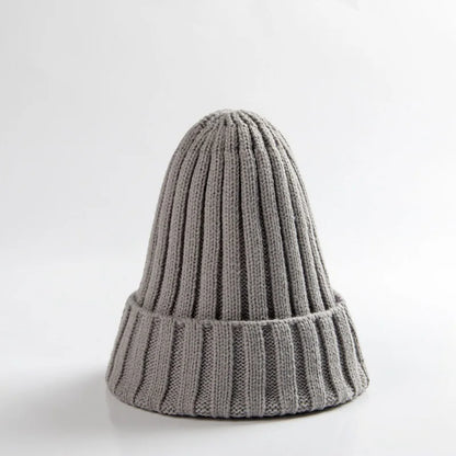Winter Baby Hat For Kids Warm Knitted Baby Accessories Infant Girl Boy Beanie Cap Solid Color Children Toddler Beanies Bonnet - ZOOMNSTORE