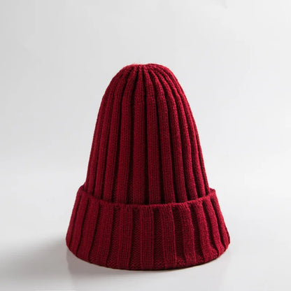 Winter Baby Hat For Kids Warm Knitted Baby Accessories Infant Girl Boy Beanie Cap Solid Color Children Toddler Beanies Bonnet - ZOOMNSTORE