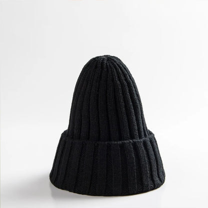 Winter Baby Hat For Kids Warm Knitted Baby Accessories Infant Girl Boy Beanie Cap Solid Color Children Toddler Beanies Bonnet - ZOOMNSTORE