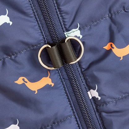 Warm Windproof Dog Coat - Zippered Jacket for Small Breeds - ZOOMNSTORE