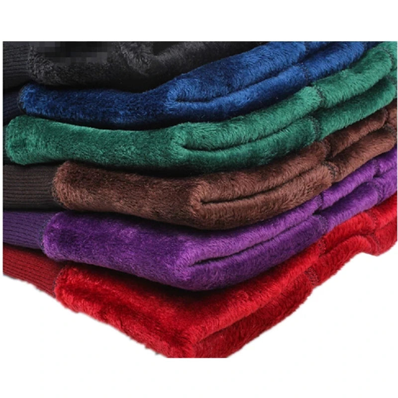Warm Winter Leggings - High Waist Velvet Thermal Pants Plus Size Women S-5XL - ZOOMNSTORE