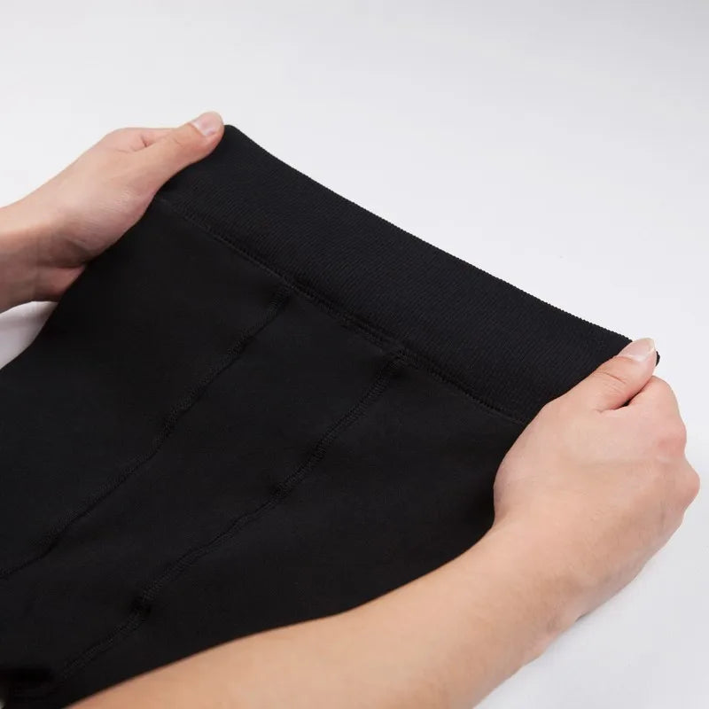 Warm Winter Leggings - High Waist Velvet Thermal Pants Plus Size Women S-5XL - ZOOMNSTORE