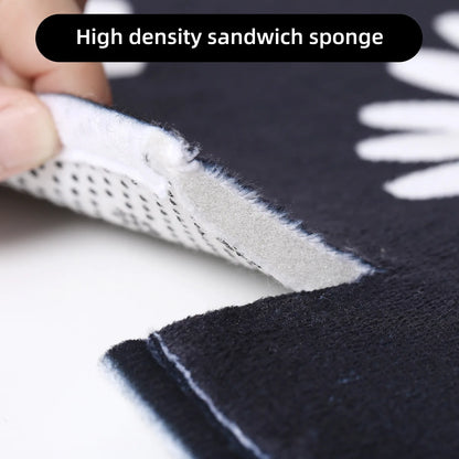 Washable Kitchen Mat - Anti Slip Floor Mat | Absorbent Polyester Rug for Indoor & Bathroom Use - ZOOMNSTORE