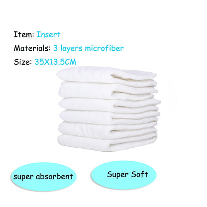 Washable Pocket Diaper – Adjustable Reusable Baby Diaper Cover | Absorbent Ecological Nappy - ZOOMNSTORE